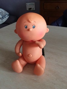 Bambolotto Bambola Tondo Migliorati maschio mutandine rosse 22cm