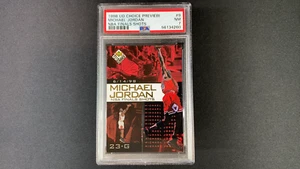 UD Choice 1998 vista previa - Michael Jordan #9 NBA Final Shots - PSA 7 ¡POP 1! - Imagen 1 de 2