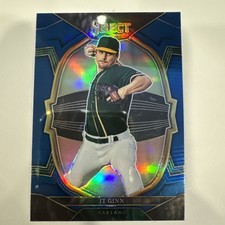 JT Ginn 2023 Panini Select Blue Silver Prizm Parallel Oakland Athletics Baseball