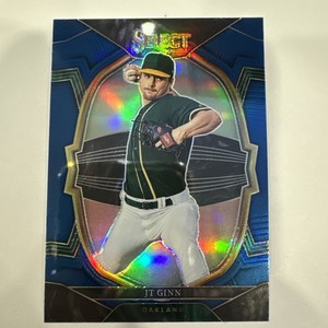JT Ginn 2023 Panini Select Blue Silver Prizm Parallel Oakland Athletics Baseball