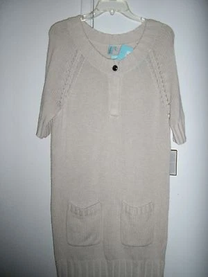 GUESS BY MARCIANO ЖЕНЩИНЫ БЕЖЕВЫЙ СВИТЕР ПЛАТЬЕ РАЗМЕР S НОВЫЙ С ЯРЛЫКАМИ - Изображение 1 из 4