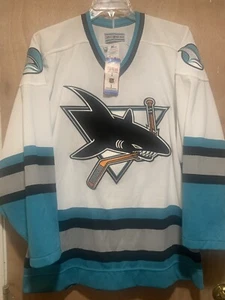 🦈 SAN JOSE SHARKS CCM SIZE 52 AUTHENTIC JERSEY 🦈 - Picture 1 of 9