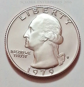 1979 S Washington *PROOF* Quarter   *TYPE 2 (II)*   **FREE SHIPPING** - Picture 1 of 3