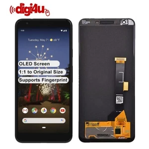Repuesto de digitalizador de pantalla táctil LCD OLED para Google Pixel 3A OLED FABRICANTE DE EQUIPOS ORIGINALES - Imagen 1 de 6