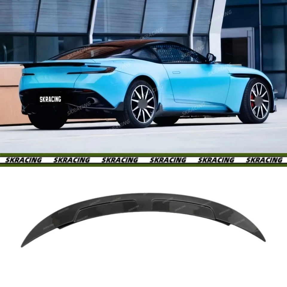 Carbon Fiber Rear Trunk Lip Spoiler Wing Bodykit For 2017-2023 Aston Martin DB11 - Image 1 of 4