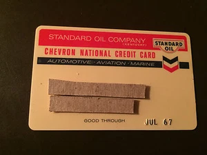 Standard Oil Company of California/Chevron 1964 Vintage Collectors Credit Card - Picture 1 of 1