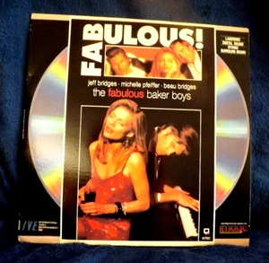 THE FABULOUS BAKER BOYS VIDEO LASERDISC "R" 1989 114 MIN EXTENDED PLAY - Imagen 1 de 4