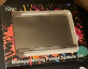 Paleta de mezcla de maquillaje profesional espejo de metal inoxidable - Imagen 1 de 7