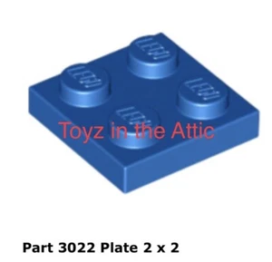 Lego 1x 3022 Placa Azul 2 x 2 Robot Command Center 6951 - Imagen 1 de 1
