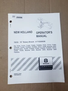 ONE - New Holland 72CO 72" Rotary Broom Attachment Operators Manual - Picture 1 of 6