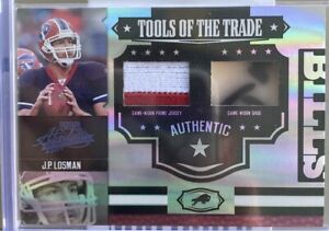 2007 Playoff Absolute - J.P. Losman - Tools of the Trade Jersey Patch Shoe /25