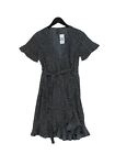 Vero Moda Women's Midi Dress Xs Black 100% Polyester A-Line