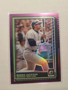 2025 Donruss Optic Reggie Jackson #75 Purple Prizm 27/49 New York Yankees - Bild 1 von 2