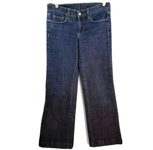 Jeans J Crew donna vintage con polsini dritti taglia 2 blu denim - Foto 1 di 10