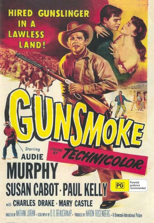 Gunsmoke (Audie Murphy)   (DVD) Worldwide Compatible - sealed - Image 1 of 1
