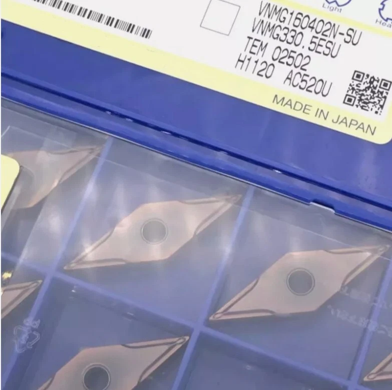 Nuevo VNMG160402N-SU AC520U VNMG330.5ESU Insertos de Carburo CNC 10 piezas Original Foto 1 de 1