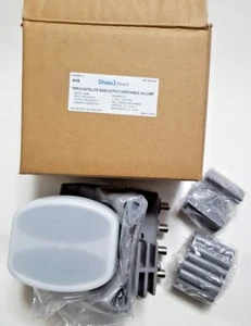 New Shaw Triple Satellite Quad Output Switchable xKu LNB for 60E DISH LNBF - Picture 1 of 1