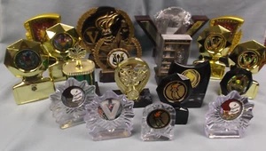 lot of 19 mixed torch gift teacher trophies awards clearance resins and acrylics - Picture 1 of 4