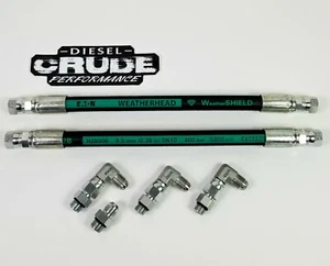 99-03 Ford 7.3L Powerstroke High Pressure Oil Pump HPOP Hoses Lines Set - Bild 1 von 12