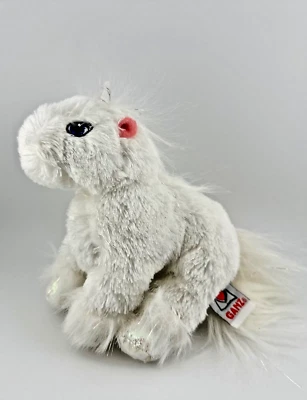 RARE Ganz Webkinz Lil’Kinz Unicorn 7” Plush Stuffed Animal No Code Retired HS069 - Image 1 of 4