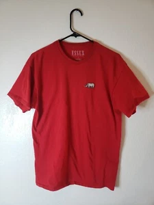 Essex Dry Goods Skateboard Red Tee T-shirt Men's Size Large Rhino - Picture 1 of 5