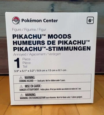 Pokemon Center Pikachu Moods Annoyed Berries Resin Collectible Figure Figurine 2 - Image 1 of 3