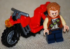 Lego® aus Zeitschrift 122114 Jurassic world Owen mit Motorrad in gutem Zustand - Bild 1 von 3