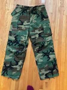 Military Issue Woodland Winter Weight BDU Pants Size Med-Reg See Description - Picture 1 of 4