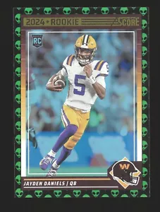 Puntuación Panini 2024 Jayden Daniels #302 💎 Extraterrestre - Imagen 1 de 2