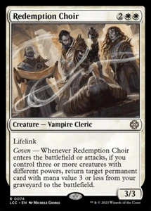 Redemption Choir NM MTG The Lost Caverns of Ixalan LCI LCC Magic - Picture 1 of 3