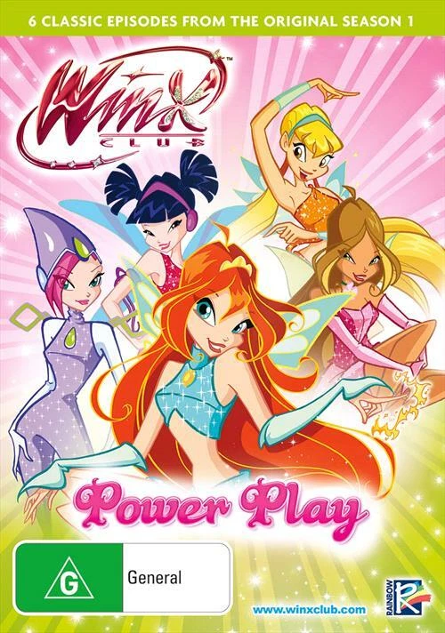 Winx Club-Power Play (DVD, 2004)