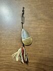 Vintage Pflueger Bucktail Two Tone Gold & Silver #3 Blade Spinner
