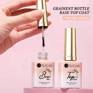 UR SUGAR 15 ml capa superior sin base de limpieza gel capa superior remojo UV LED esmalte de uñas en gel - Imagen 1 de 15