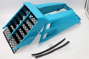 NEW Vito's Yamaha Banshee plastic gas tank side covers grill 1987-2006 1992 TEAL - Picture 1 of 6