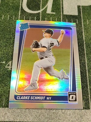 2021 MLB Donruss Optic Clarke Schmidt SILVER PRIZM Rated Rookie RR New York💫 - Image 1 of 4