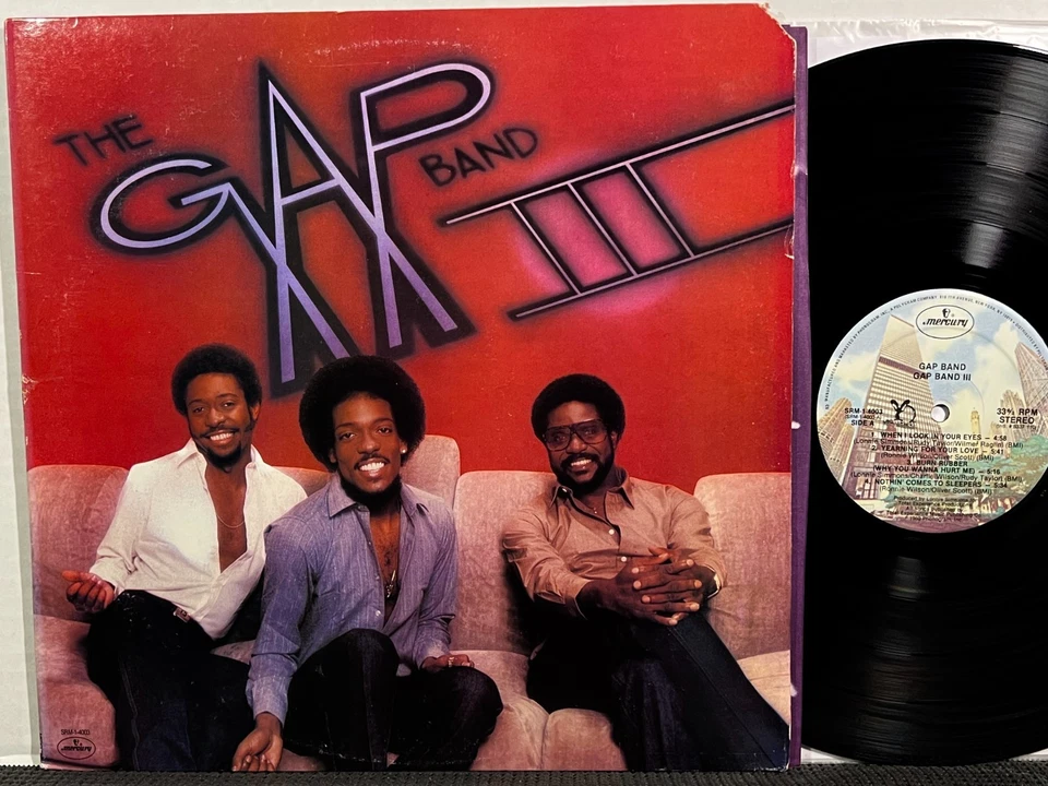 THE GAP BAND III LP MERCURY 5RM 1-4033 STEREO 1980 Soul Funk Disco Boogie Foto 1 de 4