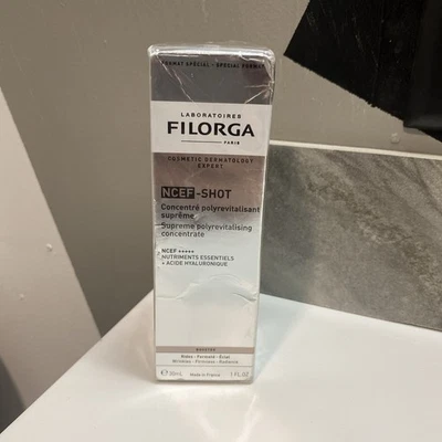 Filorga Ncef-Shot Supreme Polyrevitalising Concentrate 30ml 1oz Full Sz Sealed - Image 1 of 4