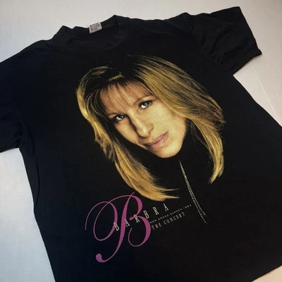 Vintage 1994 Barbra Streisand T-Shirt Adult Large The Concert Tour MGM Used - Image 1 of 4