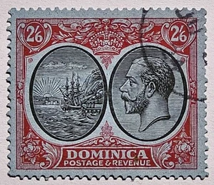 DOMINICA GV CLASSICS 1923 2/6d Very Fine Used. €55. SG85 - Bild 1 von 2