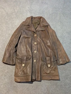 Lanham's Chippewa Giacca di Pelle Uomo Piccola Pelle Grand Rapids MN Cappotto  - Foto 1 di 17