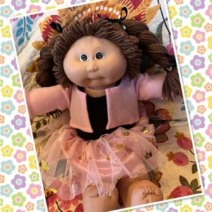 Gorgeous Vintage Cabbage Patch Kids Girl HM1 Long Brown Hair And Eyes - Picture 1 of 20