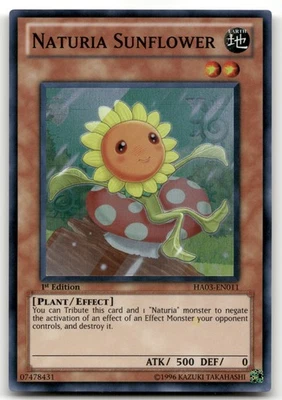 Naturia Sunflower HA03-EN011 | Super Rare 1st Edition | NM | Yugioh - Image 1 of 3