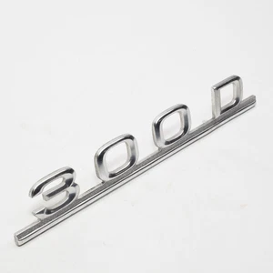 Mercedes 300D Trunk Lid Emblem Nameplate Type Designation W123 1238170915 - Picture 1 of 4