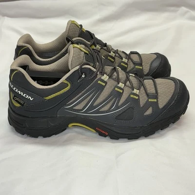 Zapatos de senderismo impermeables Salomon Ellipse para mujer 7,5 GTX marrón/bronceado Gore-Tex Foto 1 de 4