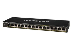 Commutateur Gigabit Power Over Ethernet 16 ports non géré Netgear Gs316p - Photo 1/1