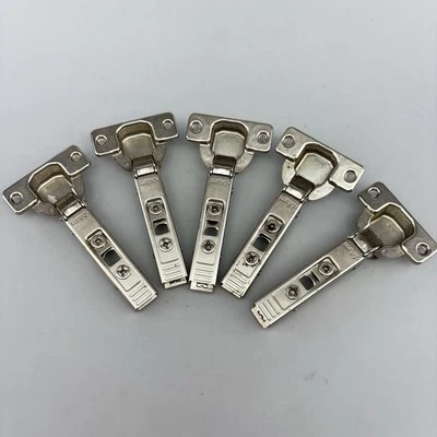 Blum 6 X Níquel Media Superposición Gabinete Bisagra Estilo Euro Alemania Foto 1 de 4