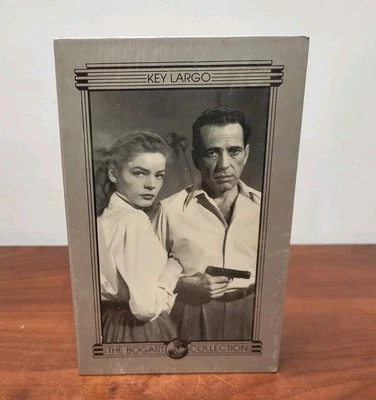 KEY LARGO  New Sealed Hard Case VHS  1991  THE BOGART COLLECTION Time Life Video - Image 1 of 3