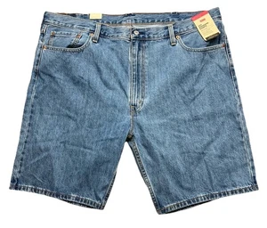 Levis 405 Standard Jeans Shorts Jorts Medium Wash Denim Herren Gr. 44 Baumwolle Neu mit Etikett - Bild 1 von 5