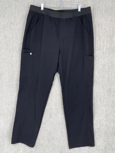 Figs Scrub Pantalone Uomo 2XL XXL Nero Axim 2.0 Cargo Medico Tecnico NUOVO - Foto 1 di 13