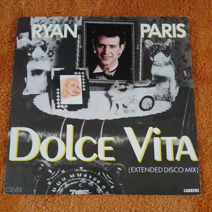Ryan Paris - Dolce Vita - 12" Vinyl Single Record Extended Disco Mix - Picture 1 of 9